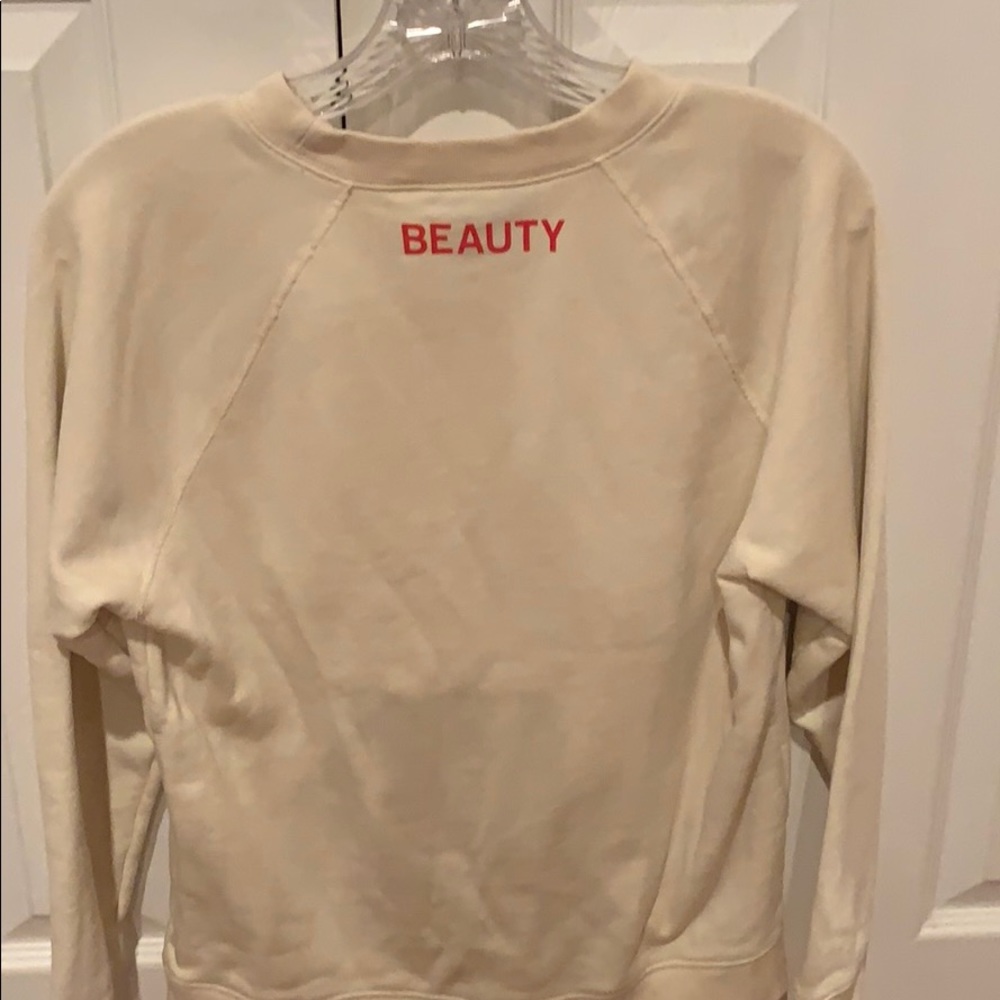 Jcrew Small crewneck Beaute sweatshirt - Picture 3 of 4